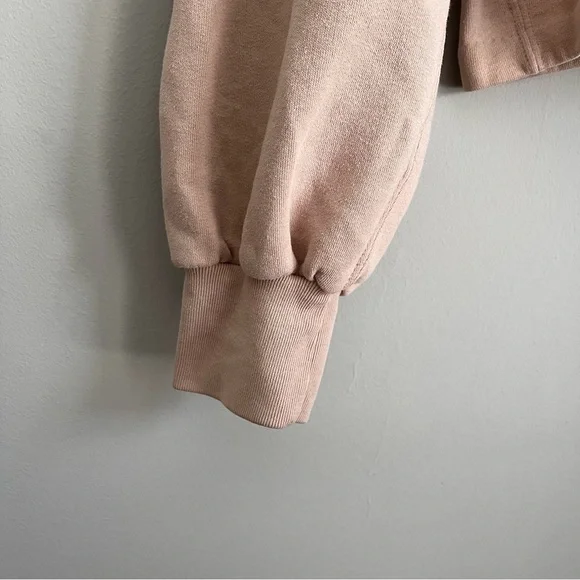 Abercrombie & Fitch Soft A&F Collection Tan Hoodie Size Small Camel Pullover - Picture 5 of 10